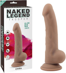 Chisa Novelties Naked Legend Trooper Realistisches Dildo Mit Saugnapf Braun 23.8cm