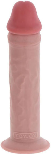 Get Real Deluxe Glass Dildo With Suction Cup Flesh