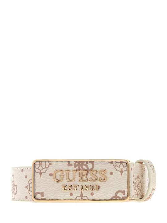 Guess Γυναικεία Ζώνη Μπεζ