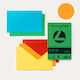 Favini 10 Envelopes 90g/m2 + 10 Cards 200g/m2 Messaggi Orange 56 9x14 C9