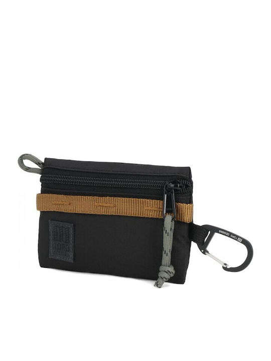 Topo Designs Θηκη Accessory Bag Micro Mountain Black Natural