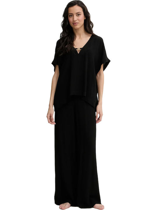 Boss Damen Stoff Hose Black