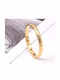 Damen Ring aus Stahl Vergoldet