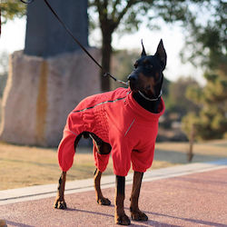 Lovelonglong Hundemäntel Fleece / Winddicht Rot 3XL
