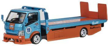 Модел на Плосък Пътно Помощен Камион "gulf Livery" 1:64 Micro Turbo