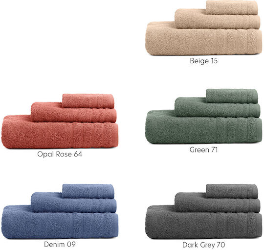 Adam Home Πετσέτα Σώματος 75x150εκ. Opal Rose Βάρους 500gr/m²