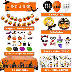Set De Decorare Halloween Pentru Copii Ghirlandă Baloane Accesorii