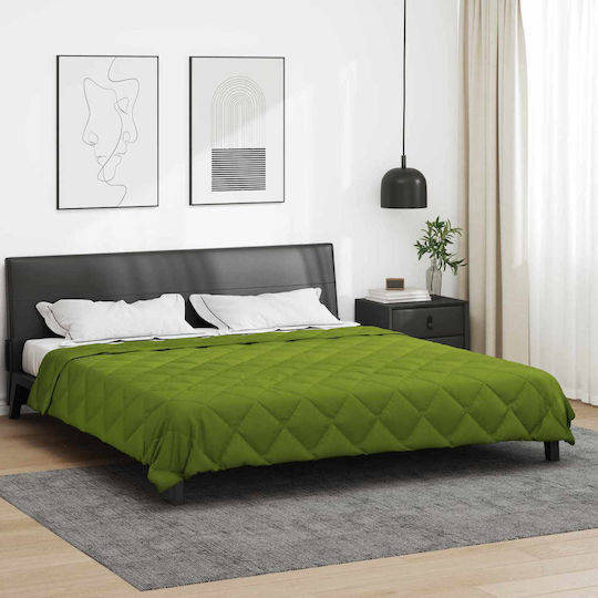 vidaXL Pătură Supraînălțată 220x240cm Verde