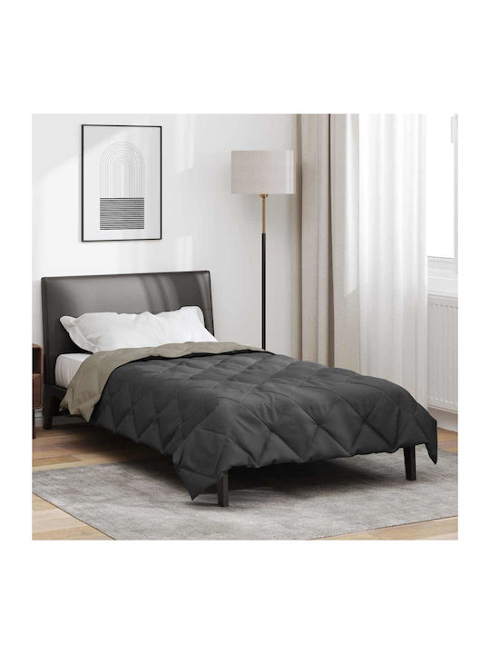 vidaXL Doppeldecke 200x140cm Hellgrau, Anthrazit