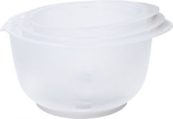 Set 3 Mixing Bowls Excellent Houseware Polypropylene 1.5 2 2.5 L Transparent Green Set 3 Mixing Bowls Excellent Houseware Polypropylene 1.5 2 2.5 L Transparent Green