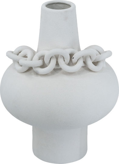 Artekko Decorative Vase Candia White 31x31x40cm