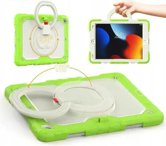 Калъф iPad 9 8 7 10.2" със стойка и презрамка за рамо зелен