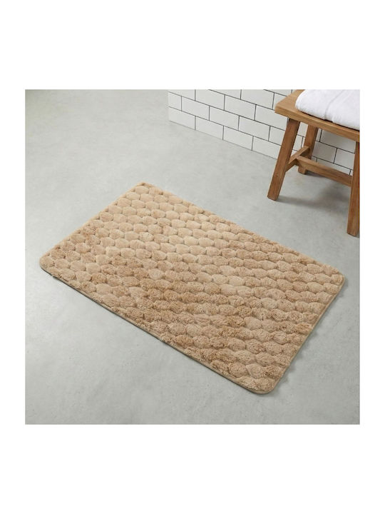 Olia Home Badematte Rechteckig 2548414 Sand Beige 60x90cm