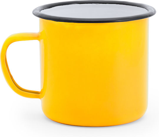 Anon Mug Metallic Yellow 380ml
