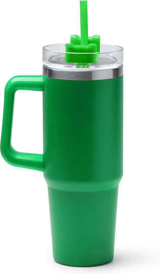 Kranston Mug Metallic with Lid Green 870ml