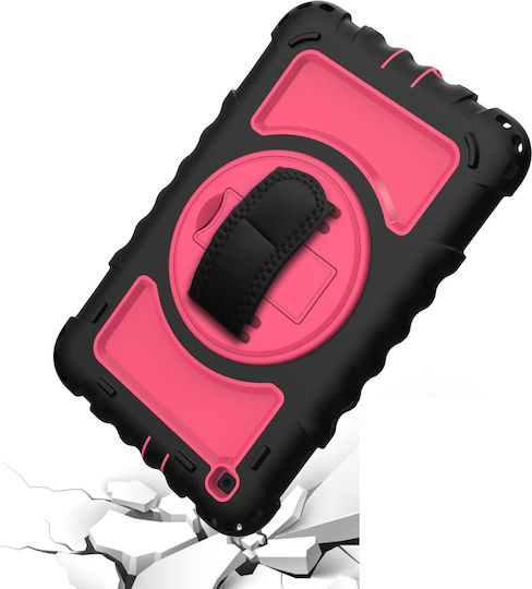 Case Samsung Galaxy Tab A 8.4" Stand Shoulder Strap Pink