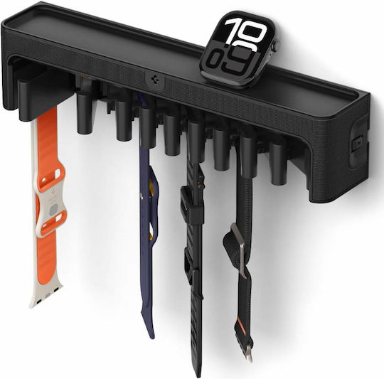 Spigen Sgp Стойка Органайзер За Стена Mounted Apple Watch Band S341 Top Shelf Tray Черен Amp09445