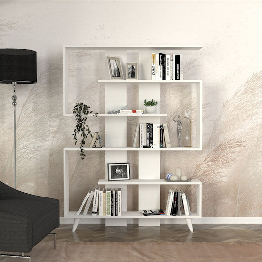 Bibliothek Weiß 62x20x120cm