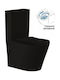 Inter Ceramic Floor-Standing Toilet Black