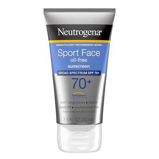 Neutrogena Αδιάβροχη Αντηλιακή Κρέμα Προσώπου SPF70 73ml