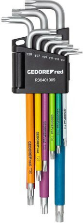 Gedore Сет от 9 Torx ключа