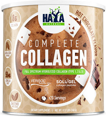 Haya Labs Complete Collagen Types I Ii & Iii Solugel & Verisol Chocolate 260gr