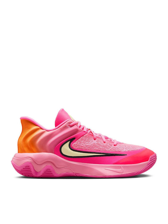 Nike Giannis Immortality 4 Μπασκετικά Παπούτσια Hyper Pink / Pinksicle / Total Orange / Citron Tint