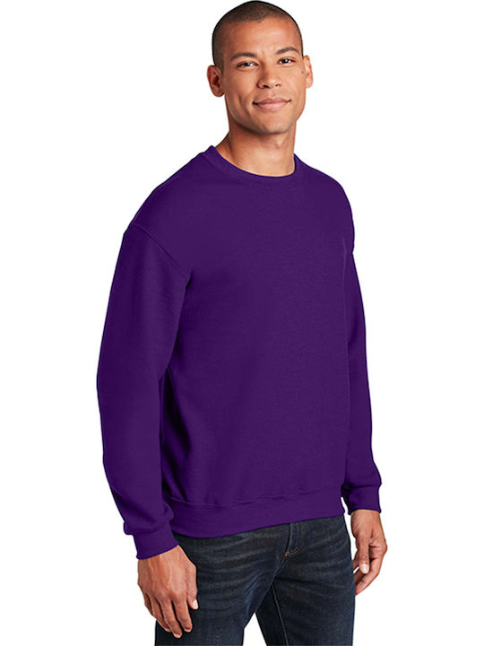 Gildan 18000 Men's Long Sleeve Promotional Sweatshirt Purple