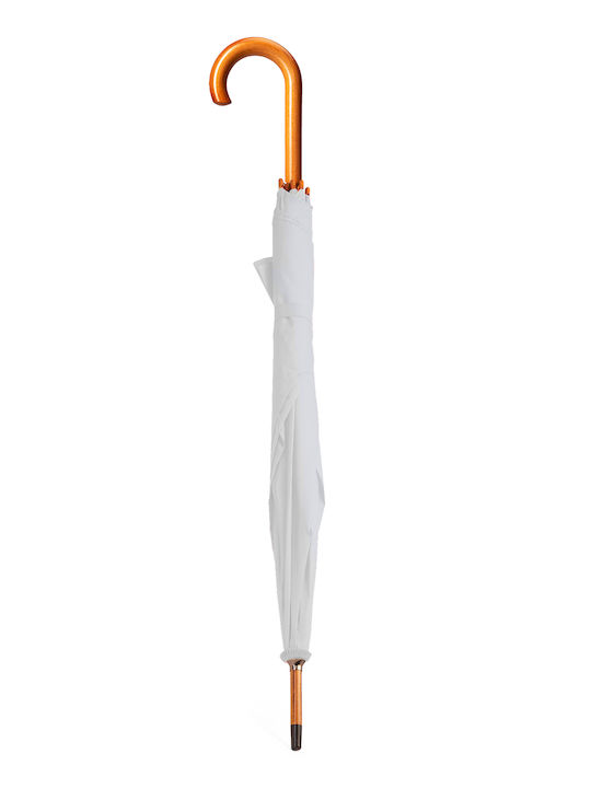 Automatic Umbrella Compact White