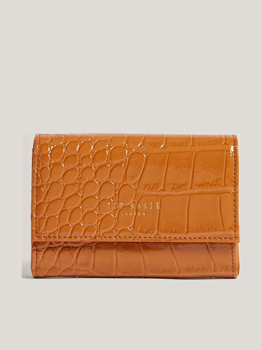 Ted Baker Croco Mic Din piele Portofel de damă Clasice Tabac maro