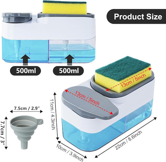 2 în 1 Transparent 500 ml
