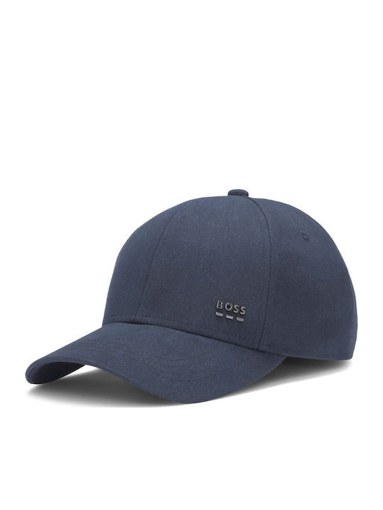 Boss Baumwoll-Twill Kappen Metall-Logo Rivet Zed-boss-me Dunkelblau Καπέla Männlich Dunkelblau 50555479-404