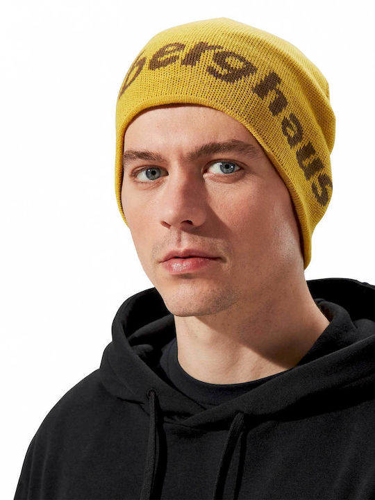 Beanie Unisex Σκούφος Πλεκτός σε Μπεζ χρώμα