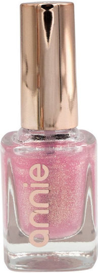 Annie Paris Glitter Βερνίκι Νυχιών Μακράς Διαρκείας Ροζ 500