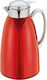 Cilio Venezia Jug Thermos Stainless Steel 1lt Red