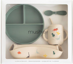 Mushie Feeding Set Silicone 4 Pieces