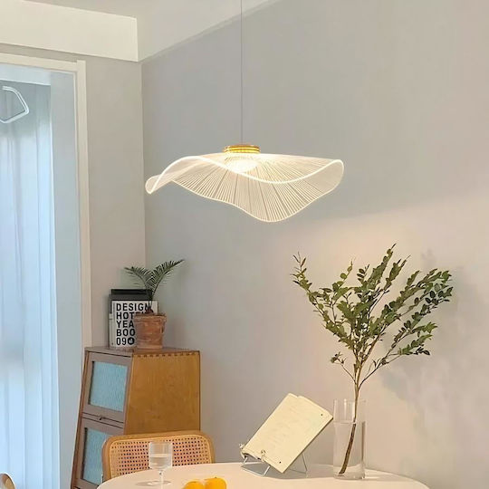 LED Κρεμαστό Φωτιστικό Χρυσό 40x40εκ.