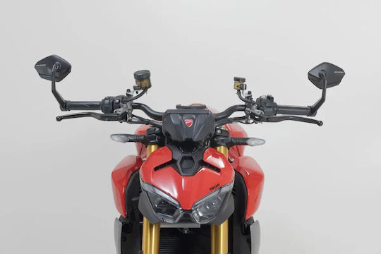 SW-Motech Motorradrückspiegel für Ducati Monster 2Stück Schwarz
