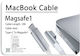 Leewello Редовна USB 2.0 Кабел USB-C мъжки - Magsafe 1/2 2м (magsafe1)