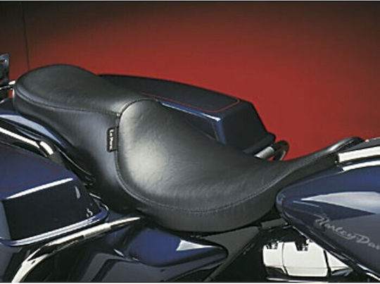 Le Pera Double Driver Passenger Motorcycle Seat Harley Davidson 02 07 Flt Touring Lepera Silhouette 2-up Seat
