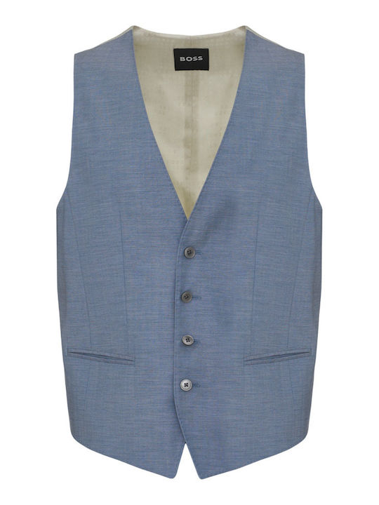 Boss Men's Vest Sky Blue