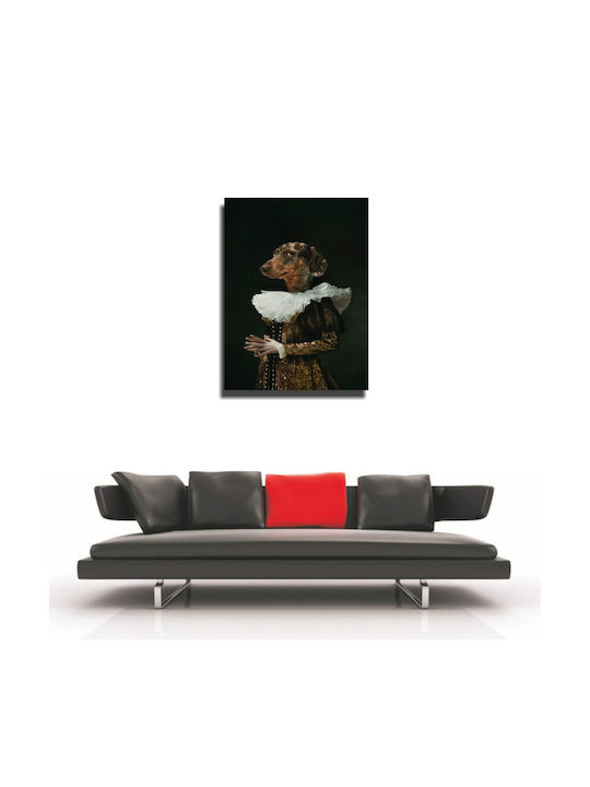Πίνακας Τυπωμένος Καμβά Σκύλος 11 90cm X 67cm