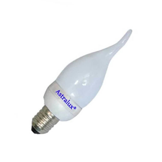 Astralux Λάμπα Οικονομία Κερί Ακίδα 7w 6400k Ψυχρό Λευκό