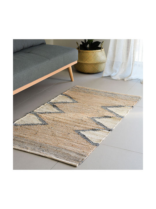Ravelia Χαλί Ψάθινο 70x140cm Καφέ