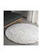 Ravelia Anti-slip Rug Round Furry Ecru
