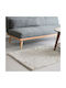 Ravelia Fluffy Non-Slip Furry Brown Runner Rug 80x150cm