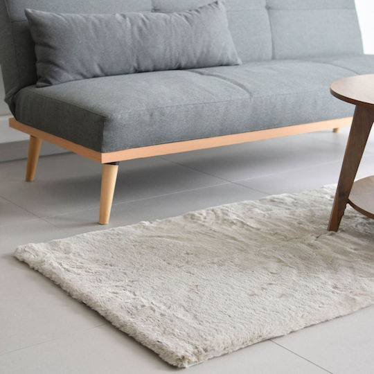 Ravelia 80x150cm Αντιολισθητικό Γούνινο Καφέ