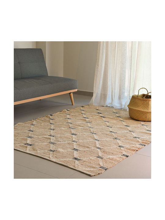 Ravelia Rug Rectangular Summer Wicker Black