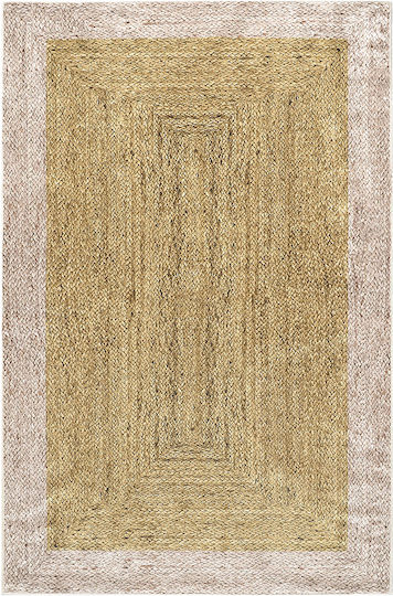 Beauty Home Jute Wohnzimmer Teppich 160x230cm Gelb Beauty Home Jute Wohnzimmer Teppich 160x230cm Gelb