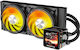 Darkflash Explore DE240 Wasserkühlsysteme AIO CPU mit 2 Lüfterabmessung 120mm und ARGB Beleuchtung